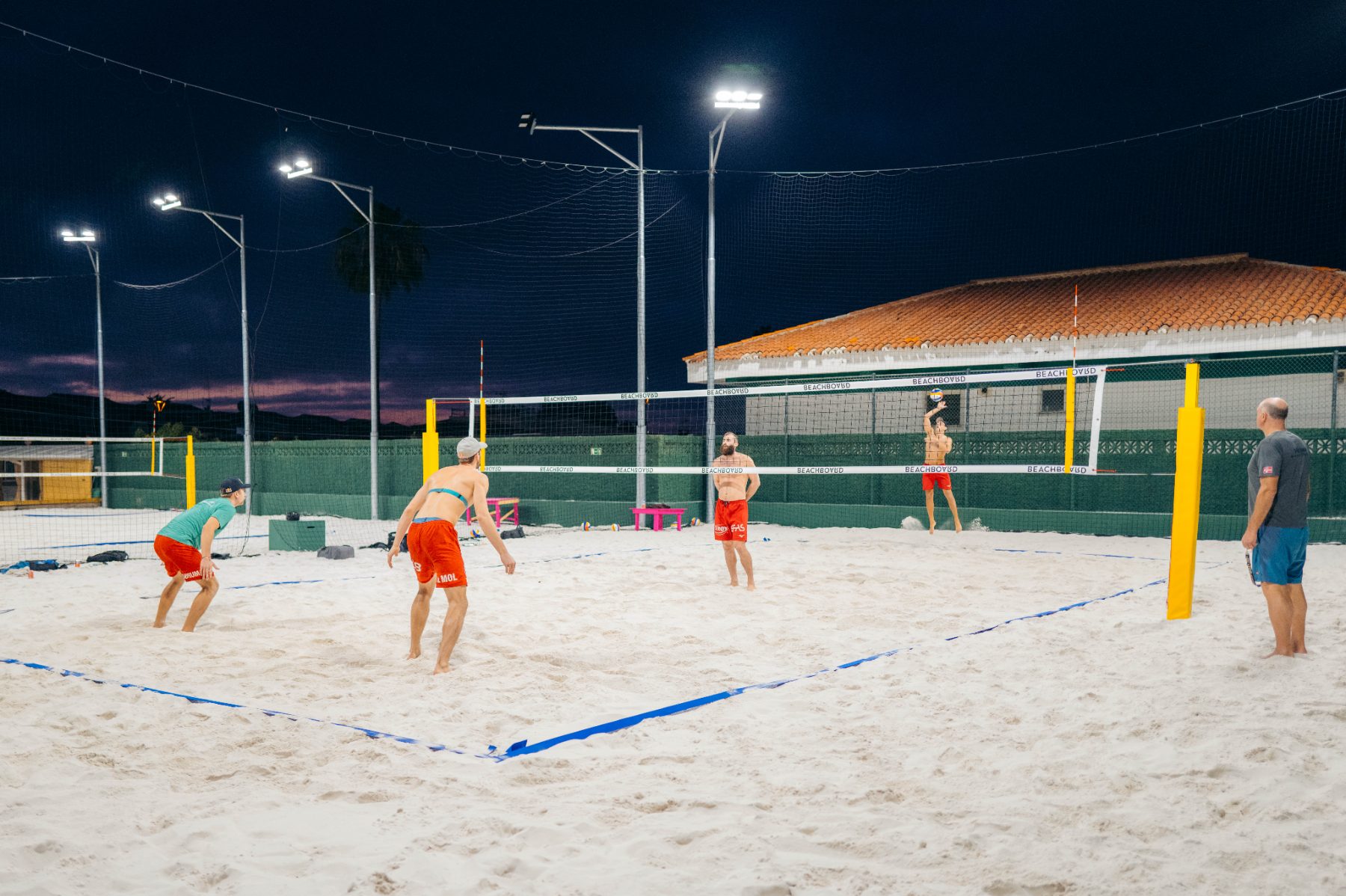 Beach volley courts